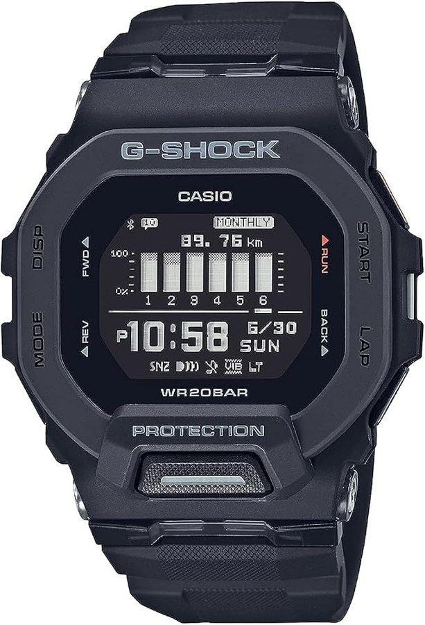 Relógio Casio G-Shock G-Squad GBD-200-1DR Bluetooth