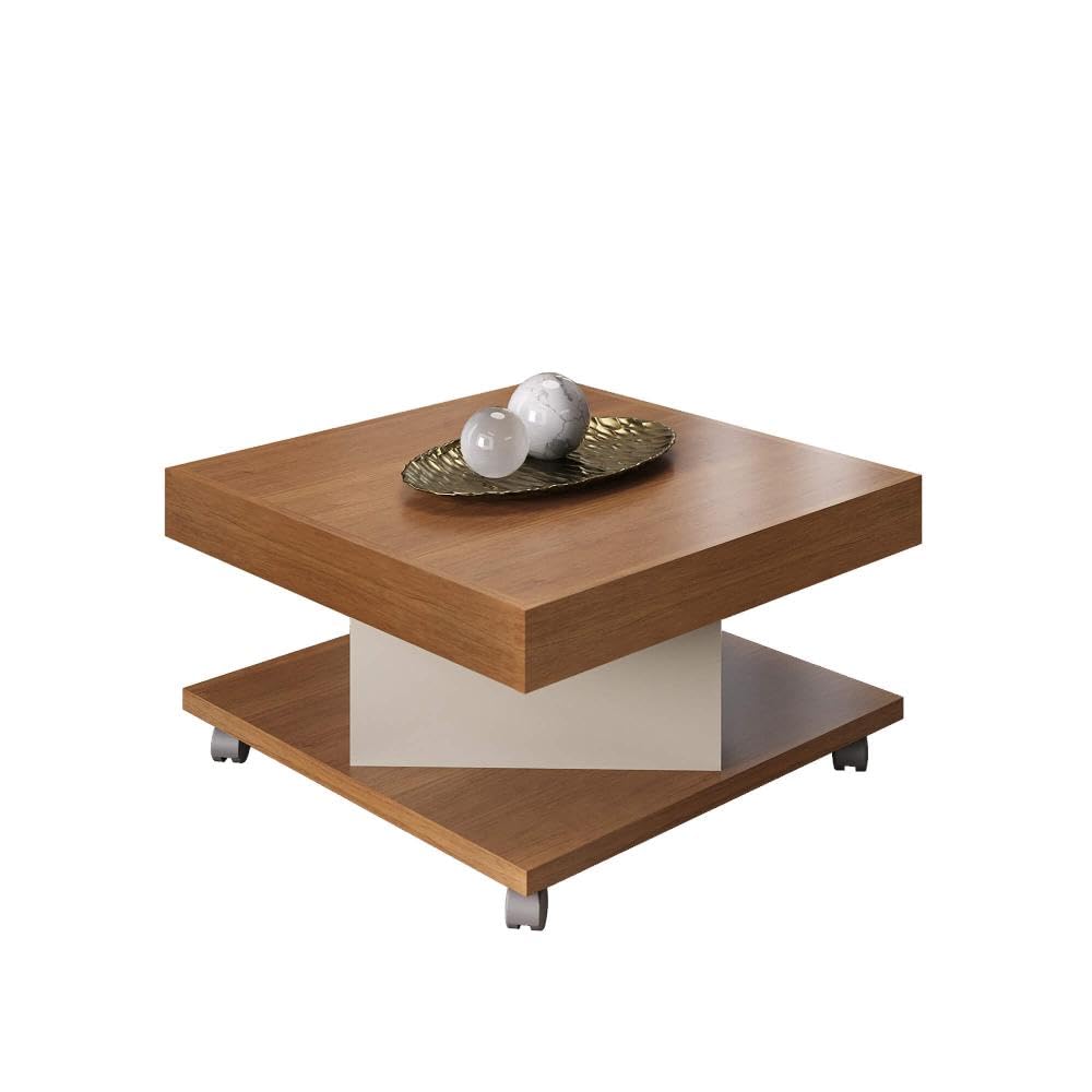 Mesa de centro Artely Saara com rodízios