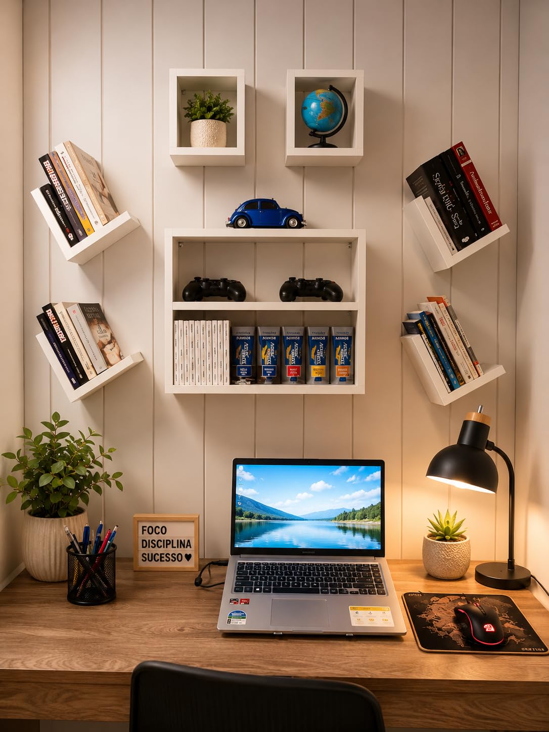 Kit de nichos decorativos 7 peças